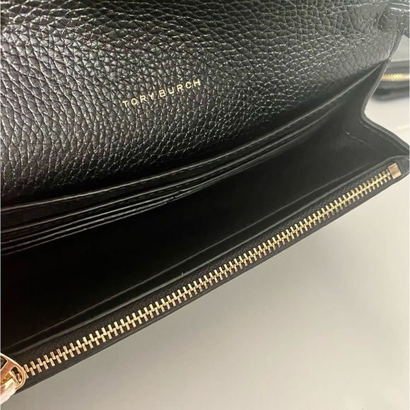 🚫SOLD🚫🛍NEW🛍Tory Burch Thea Flat Wallet Crossbody Bag/shoulder bag/leather - Picture 12 of 15